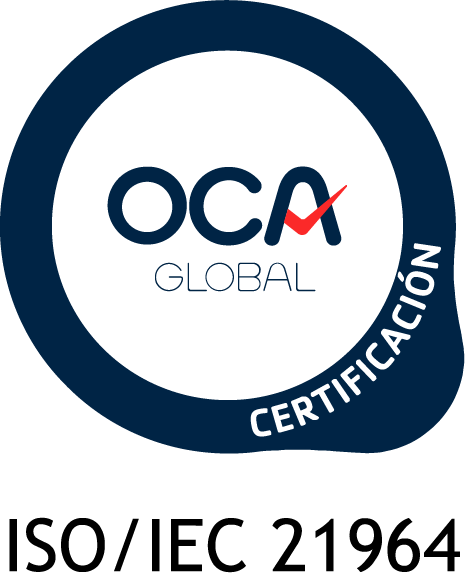 Certificado Calidad ISO/IEC 21964